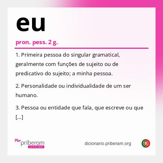 Significado de eu